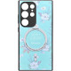 TPU+PC чехол Secret Garden with MagFit для Samsung Galaxy S23 Ultra Mint - фото