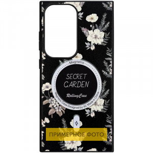 TPU+PC чохол Secret Garden with MagFit для Samsung Galaxy S23 FE Black