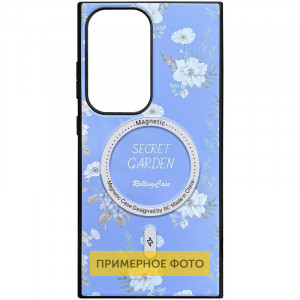 TPU+PC чохол Secret Garden with MagFit для Samsung Galaxy S23 FE Lilac