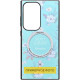 TPU+PC чохол Secret Garden with MagFit для Samsung Galaxy S23 FE Mint - фото