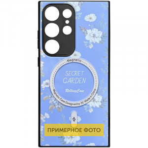 TPU+PC чехол Secret Garden with MagFit для Samsung Galaxy S24+ Lilac