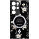 TPU+PC чехол Secret Garden with MagFit для Samsung Galaxy S24 Ultra Black - фото