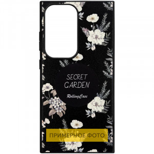 TPU+PC чехол Secret Garden для Xiaomi Redmi 13C / Poco C65 Black