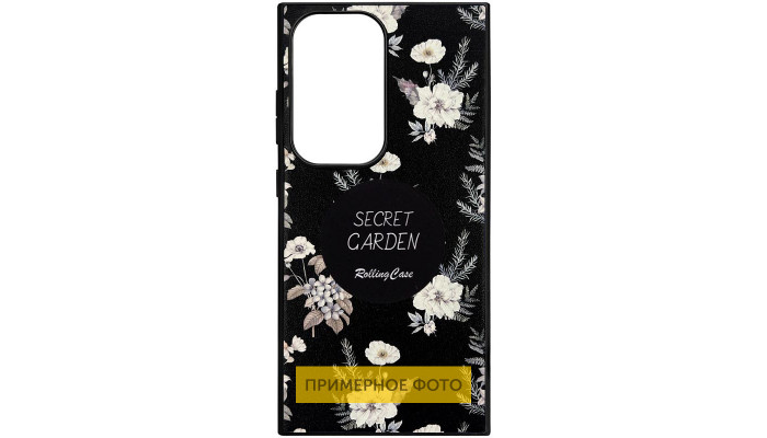 TPU+PC чехол Secret Garden для Xiaomi Redmi 13C / Poco C65 Black - фото