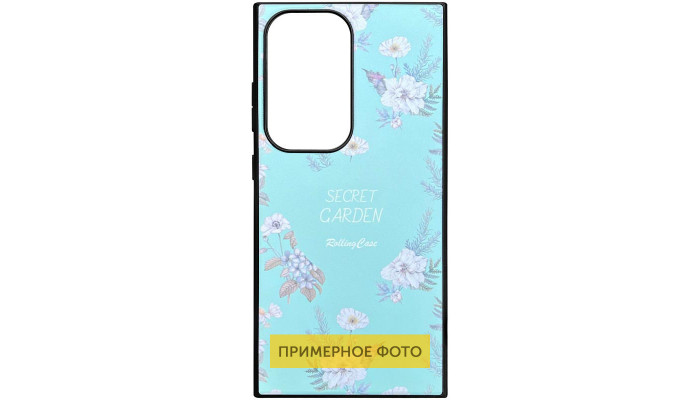 TPU+PC чехол Secret Garden для Xiaomi Redmi 13C / Poco C65 Mint - фото