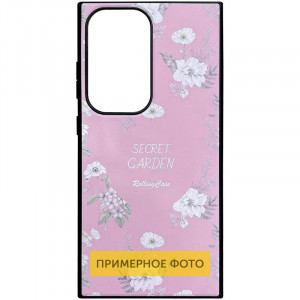 TPU+PC чехол Secret Garden для Xiaomi Redmi 13C / Poco C65 Pink