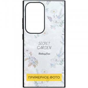 TPU+PC чехол Secret Garden для Xiaomi Redmi 13C / Poco C65 White