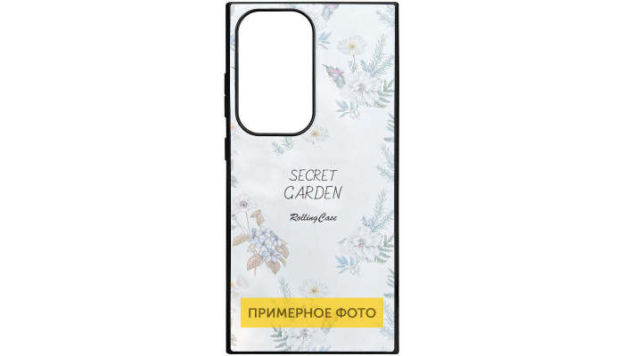 TPU+PC чехол Secret Garden для Xiaomi Redmi 13C / Poco C65 White - фото