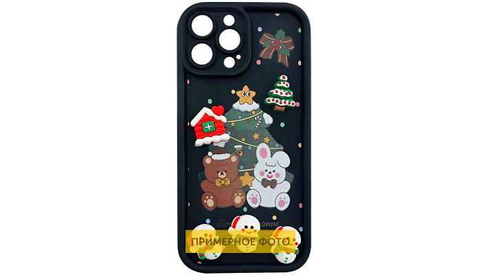 Чохол TPU Christmas Toys для Samsung Galaxy A25 5G Black - фото