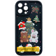 Чохол TPU Christmas Toys для Samsung Galaxy A25 5G Black - фото