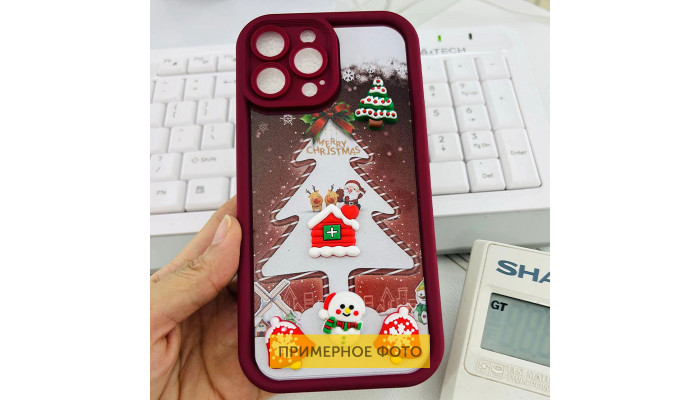 Чехол TPU Christmas Toys для Samsung Galaxy A25 5G Red - фото