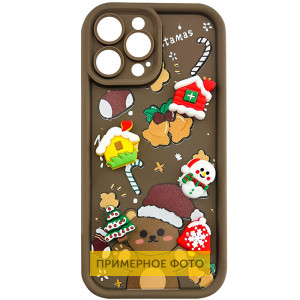 Чехол TPU Christmas Toys для Samsung Galaxy A06 Brown