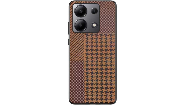 Чехол TPU+PC Grid для Xiaomi Redmi Note 13 4G Bronze - фото