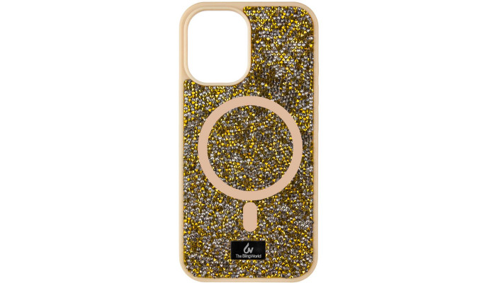 TPU чехол Bling World Rock Diamond with MagSafe для Apple iPhone 12 Pro / 12 (6.1