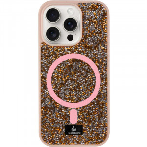 TPU чехол Bling World Rock Diamond with MagSafe для Apple iPhone 12 Pro / 12 (6.1