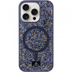 TPU чехол Bling World Rock Diamond with MagSafe для Apple iPhone 13 Pro Max (6.7