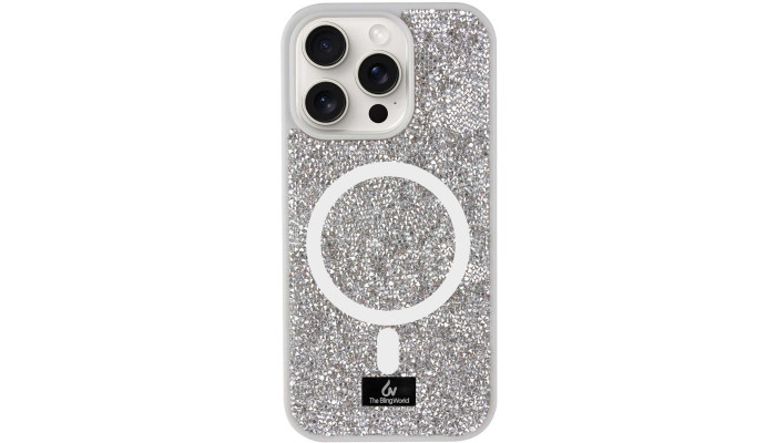 TPU чехол Bling World Rock Diamond with MagSafe для Apple iPhone 13 Pro Max (6.7