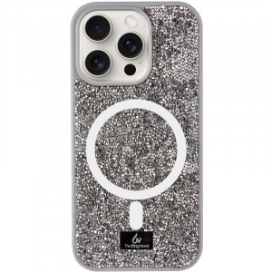 TPU чохол Bling World Rock Diamond with MagSafe для Apple iPhone 14 Pro (6.1