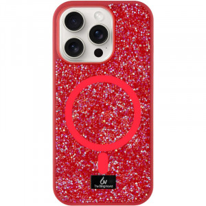 TPU чохол Bling World Rock Diamond with MagSafe для Apple iPhone 14 Pro (6.1