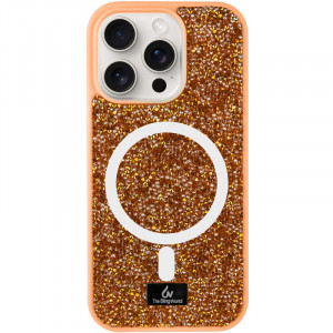 TPU чохол Bling World Rock Diamond with MagSafe для Apple iPhone 14 Pro (6.1