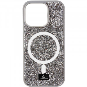 TPU чехол Bling World Rock Diamond with MagSafe для Apple iPhone 14 (6.1