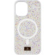 TPU чехол Bling World Rock Diamond with MagSafe для Apple iPhone 16 (6.1