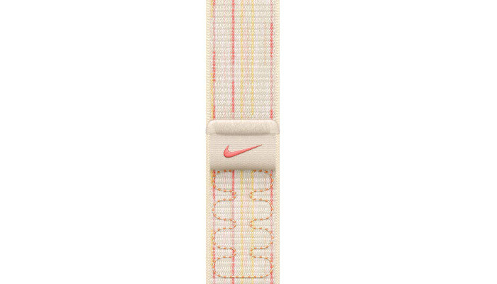 Ремінець Nike Sport Loop для Apple Watch 38/40/41/42mm Starlight / Pink - фото