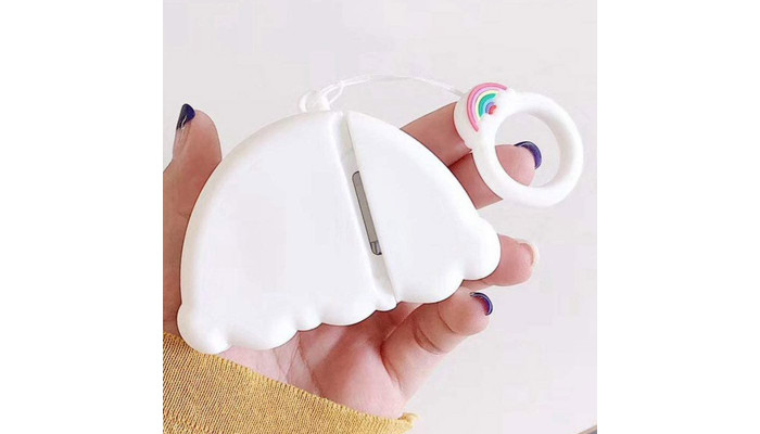 Силиконовый футляр Fairy Tale series для наушников AirPods 1/2 Rainbow - фото