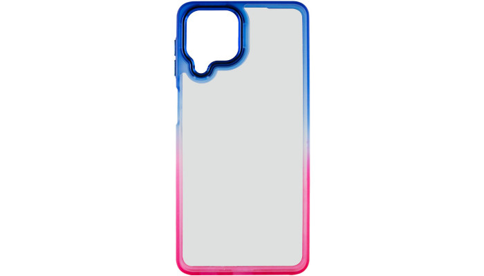Чехол TPU+PC Fresh sip series для Samsung Galaxy M53 5G Розовый / Синий - фото
