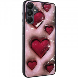 TPU+PC чехол Prisma Plushie для Samsung Galaxy A15 4G/5G / M15 5G Hearts