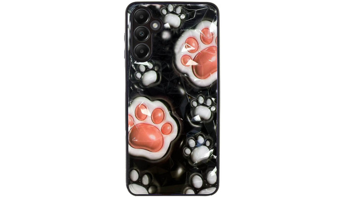 TPU+PC чехол Prisma Plushie для Samsung Galaxy A15 4G/5G / M15 5G Paws - фото