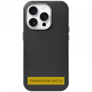 Кожаный чехол Leather Case Metal Buttons для Xiaomi Redmi 9C Black