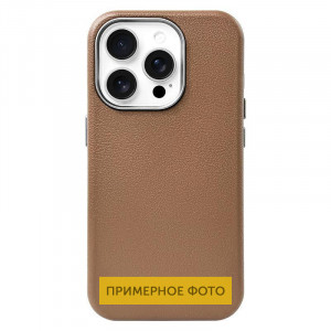 Кожаный чехол Leather Case Metal Buttons для Xiaomi Redmi 9C Brown