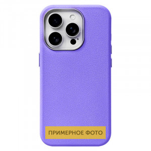 Кожаный чехол Leather Case Metal Buttons для Xiaomi Redmi 9C Light Purple