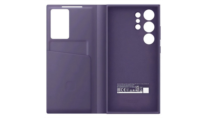 Smart View Wallet Case (AAA) для Samsung Galaxy S24 Ultra Purple - фото