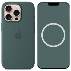 Чохол Silicone case (AAA) with Magsafe and Animation (button) для Apple iPhone 16 Pro (6.3