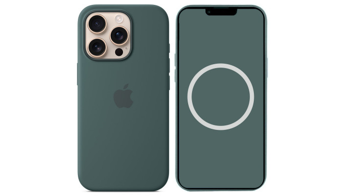 Чохол Silicone case (AAA) with Magsafe and Animation (button) для Apple iPhone 16 Pro (6.3