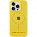 Чохол Silicone Case Full Protective (AA) with MagSafe для Apple iPhone 11 (6.1") Жовтий / Yellow