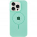 Чехол Silicone Case Full Protective (AA) with MagSafe для Apple iPhone 11 Pro Max (6.5") Зеленый / Spearmint