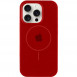 Чехол Silicone Case Full Protective (AA) with MagSafe для Apple iPhone 11 Pro Max (6.5") Красный / Deep Red