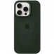 Чехол Silicone Case Full Protective (AA) with MagSafe для Apple iPhone 12 Pro Max (6.7") Зеленый / Dark Olive