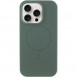 Чохол Silicone Case Full Protective (AA) NO LOGO with MagSafe для Apple iPhone 11 Pro Max (6.5") Зелений / Pine green