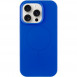 Чохол Silicone Case Full Protective (AA) NO LOGO with MagSafe для Apple iPhone 11 Pro Max (6.5") Синій / Capri Blue