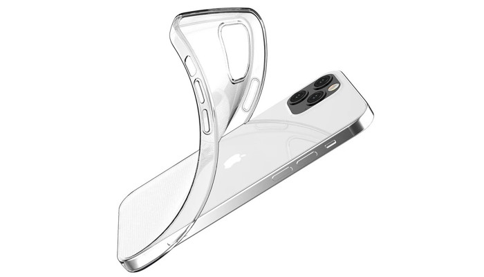 TPU чехол Epic Transparent 1,0mm для Apple iPhone 12 Pro Max (6.7