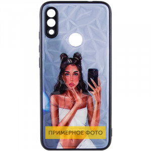 TPU+PC чехол Prisma Ladies для Xiaomi Redmi Note 7 / Note 7 Pro / Note 7s Black in White