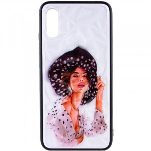 TPU+PC чехол Prisma Ladies для Xiaomi Redmi 7A Girl in a hat