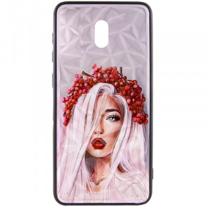 TPU+PC чохол Prisma Ladies для Xiaomi Redmi 8a Ukrainian Girl