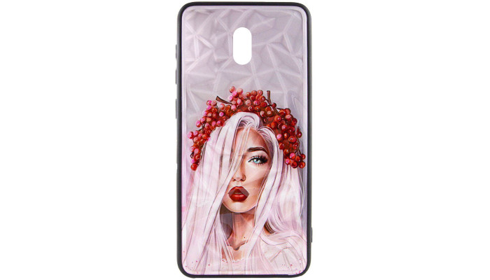 TPU+PC чохол Prisma Ladies для Xiaomi Redmi 8a Ukrainian Girl - фото