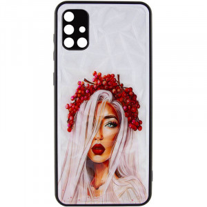 TPU+PC чехол Prisma Ladies для Samsung Galaxy A51 Ukrainian Girl