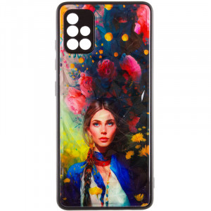 TPU+PC чехол Prisma Ladies для Samsung Galaxy A51 Peonies